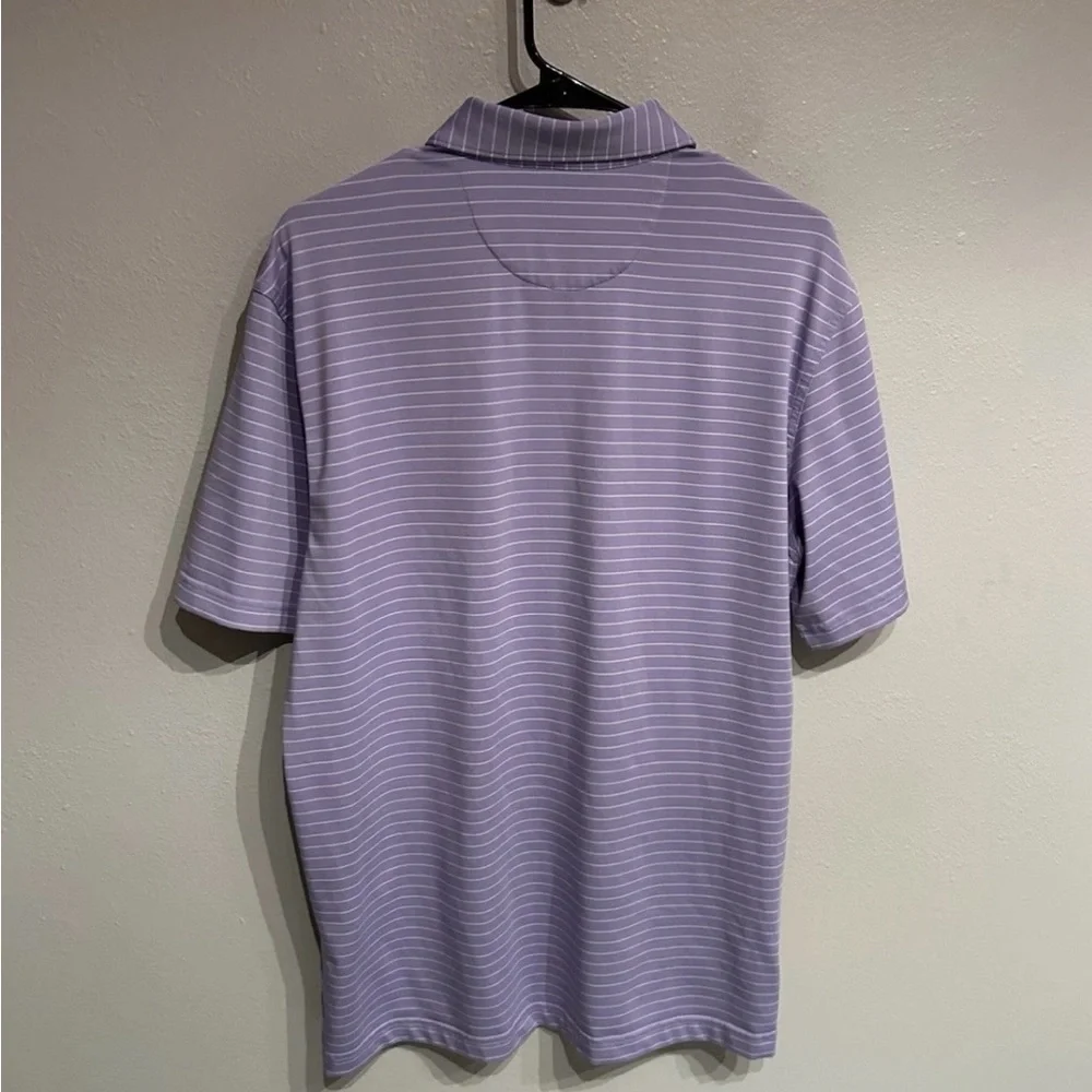 Masters Light Purple Polo with White Stripes - Picture 5 of 5